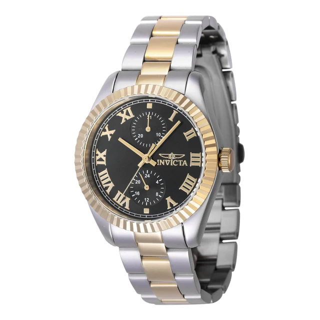 Invicta Specialty Belmont Watch - 36mm. Gold, Steel (47439) kol saati