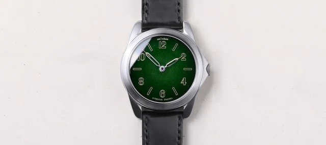 anOrdain Green Fumé green-fume kol saati