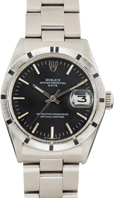 Rolex ROLEX, REF. 1501, OYSTER DATE, YELLOW GOLD, ORIGINAL BOX AND WARRANTY kol saati