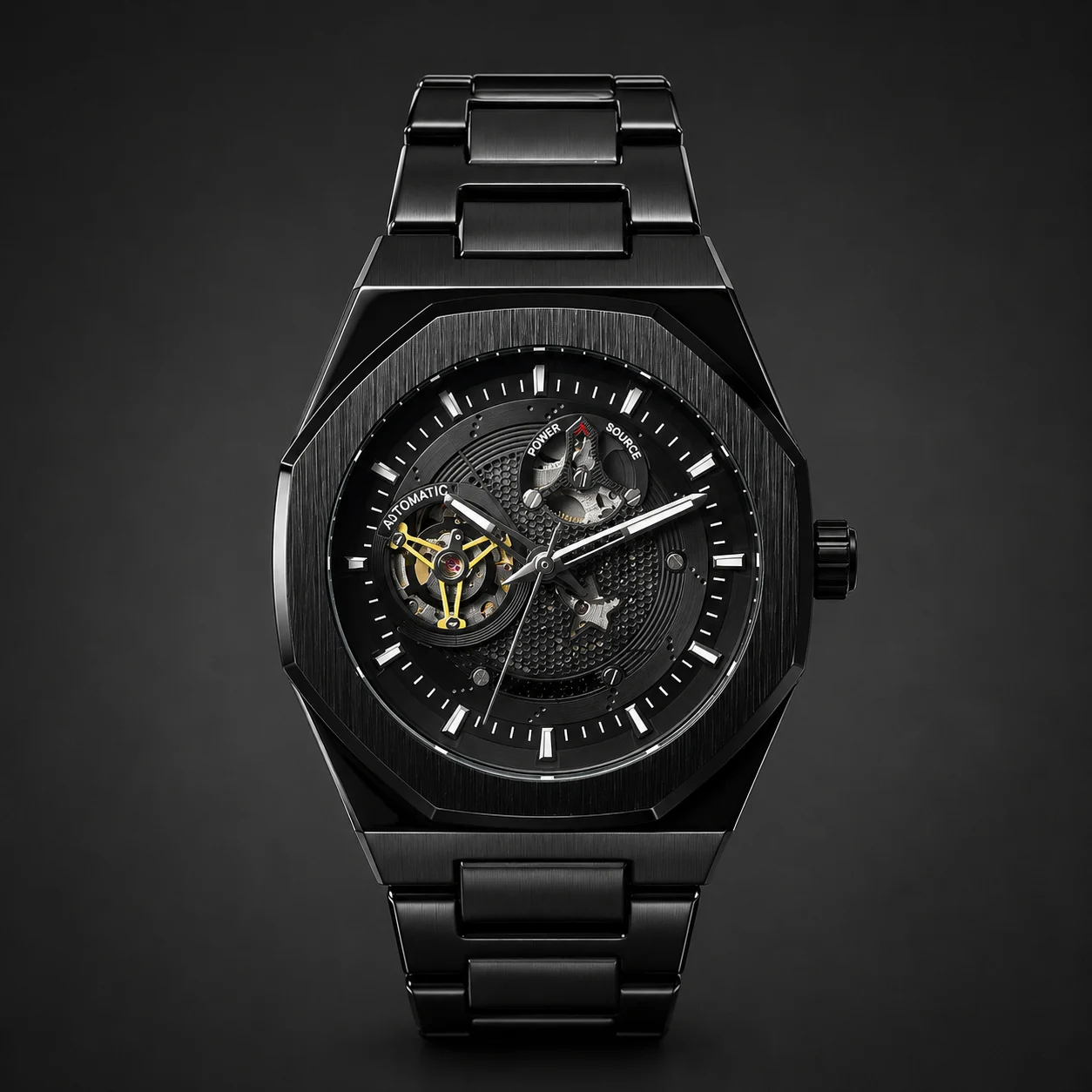 Matt Arend Voyager Black MA 860 Voyager Black 43 mm kol saati