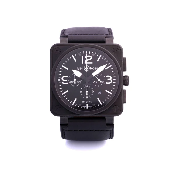 Bell & Ross BELL & ROSS REF. BR01-94,CHRONOGRAPH LIMITED EDITION, CARBON FIBRE kol saati