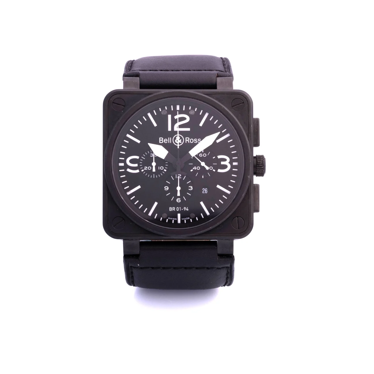 Bell & Ross BELL & ROSS REF. BR01-94,CHRONOGRAPH LIMITED EDITION, CARBON FIBRE kol saati