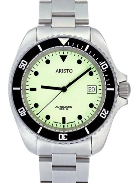 Aristo Dakar Swiss Automatic Watch with Matte Case and Luminous Dial 3H35 kol saati