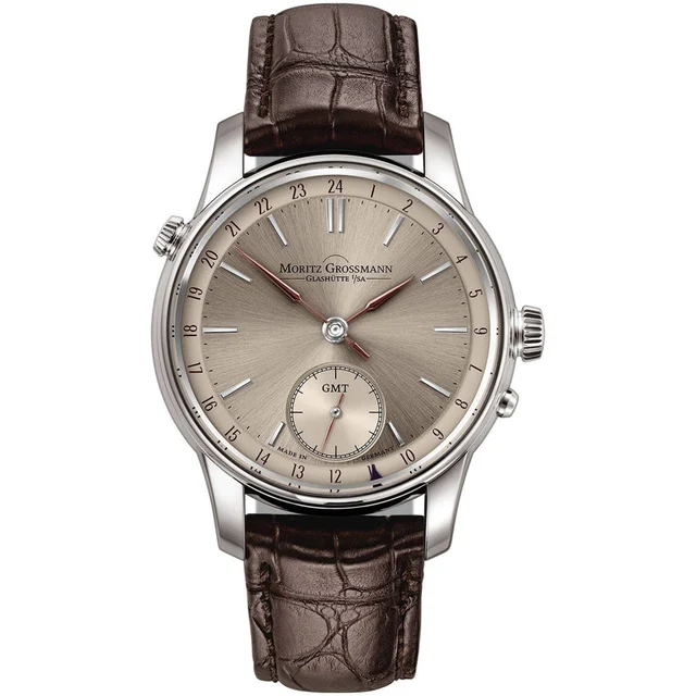 Moritz Grossmann GMT White Gold Champagner MG-002225 kol saati