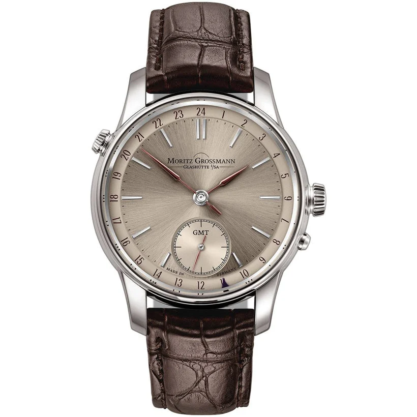 Moritz Grossmann GMT White Gold Champagner MG-002225 kol saati