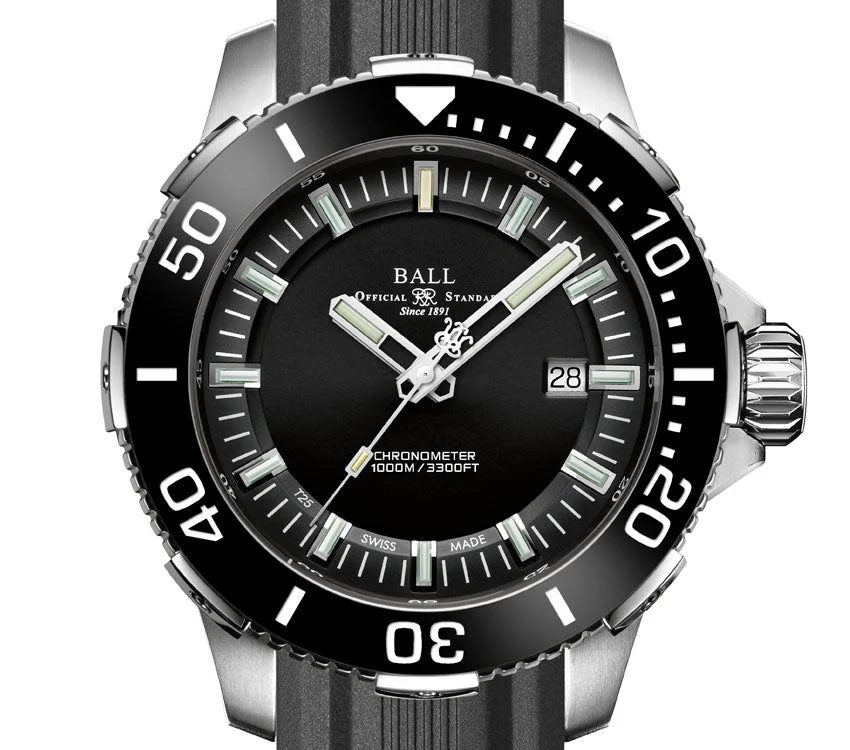 Ball Engineer Hydrocarbon DeepQUEST DM3002A-P3CJ-BK 42 mm kol saati