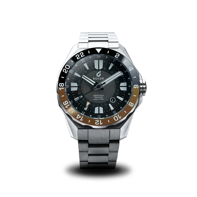 BOLDR Supply Co. Odyssey RB1876 ODY-FD-GMT-RB76 kol saati