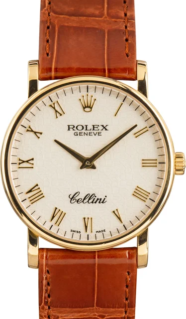 Rolex Cellini 5115 18k Yellow Gold kol saati