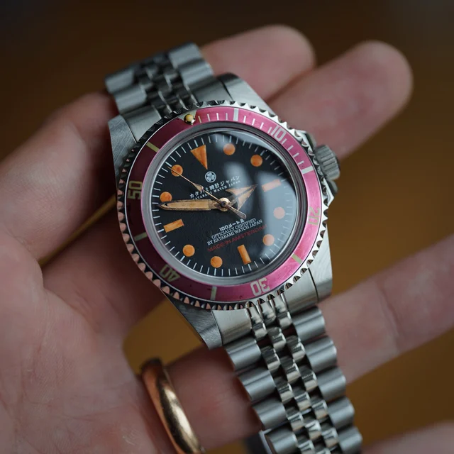 KATABAMI WATCH JAPAN 【STOCK】 UNIQUE PIECE of The diver kol saati