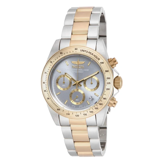 Invicta Speedway Watch - 39.5mm, Steel, Gold (ILE9212A) kol saati