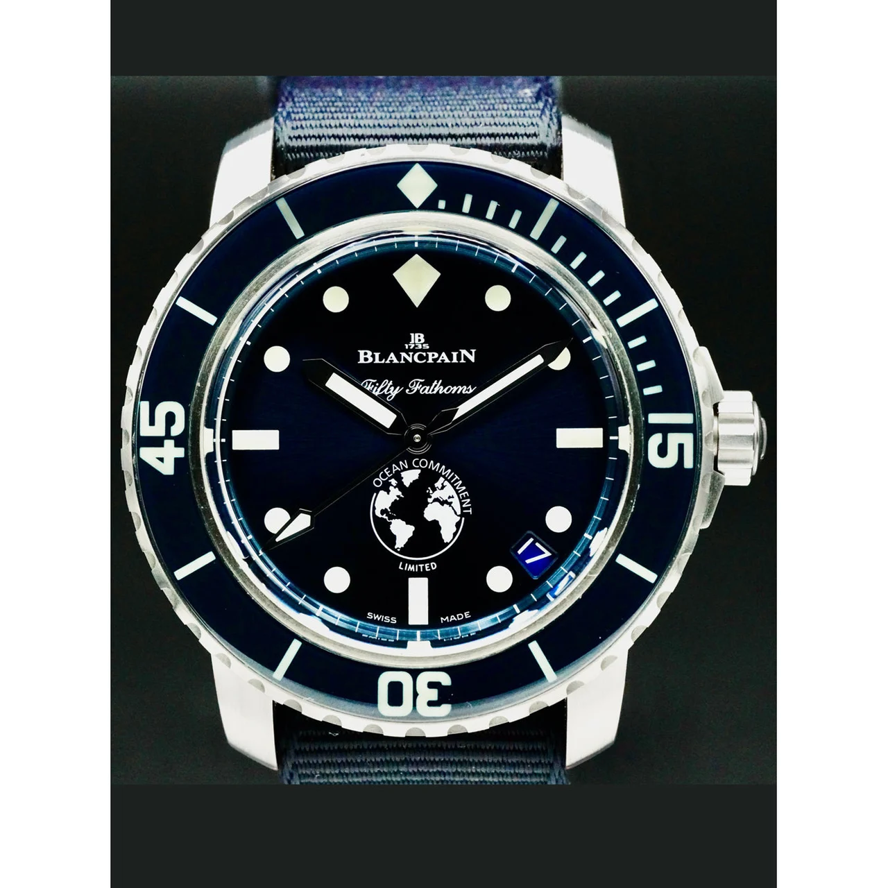 Blancpain NAOA Fifty Fathoms Ocean Commitment III 210000051556 40.3 mm kol saati