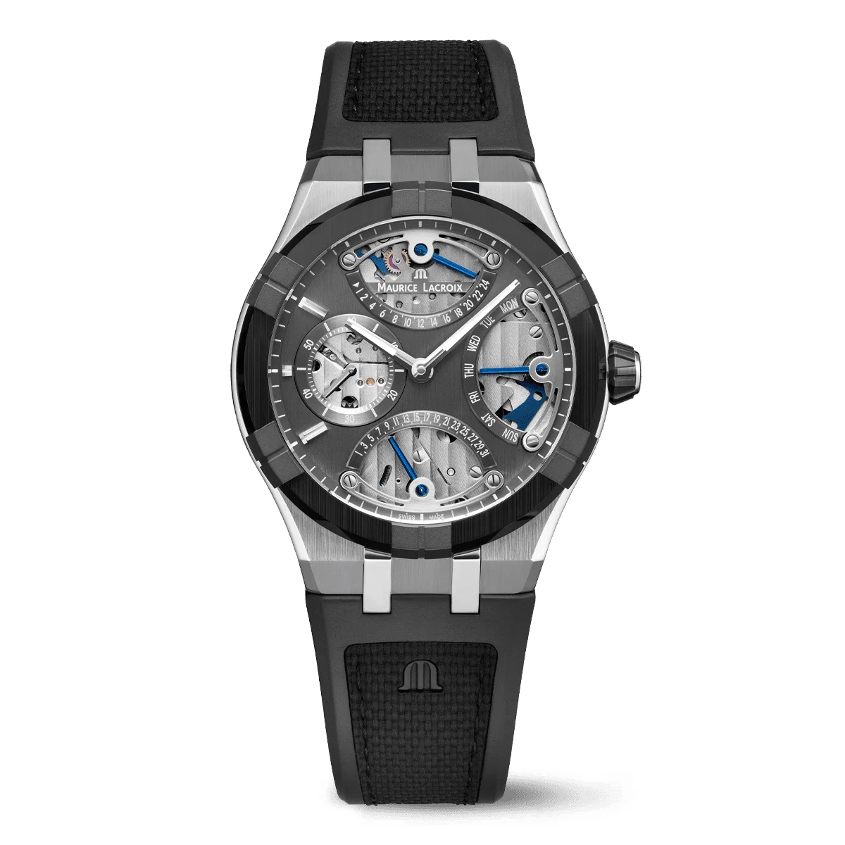 Maurice Lacroix Aikonic Master Triple Retrograde AC6068-SSL20-230-2 43 mm kol saati