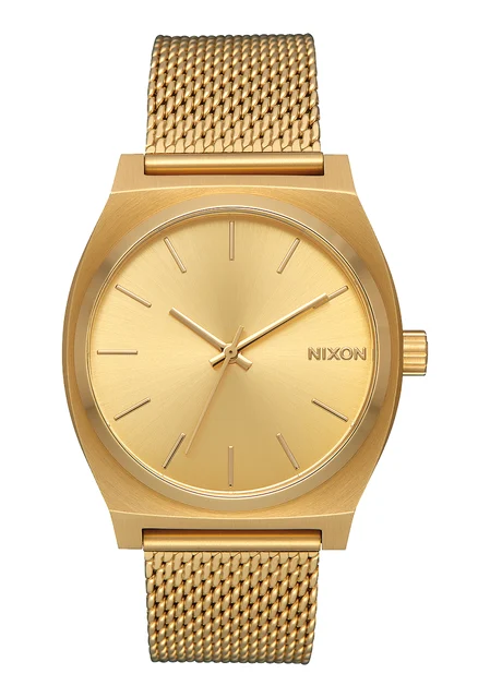 Nixon US Time Teller Milanese - All Gold A1187-502-00 kol saati
