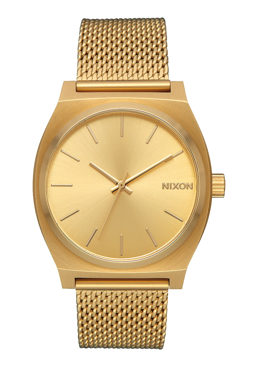 Nixon US Time Teller Milanese - All Gold A1187-502-00 kol saati