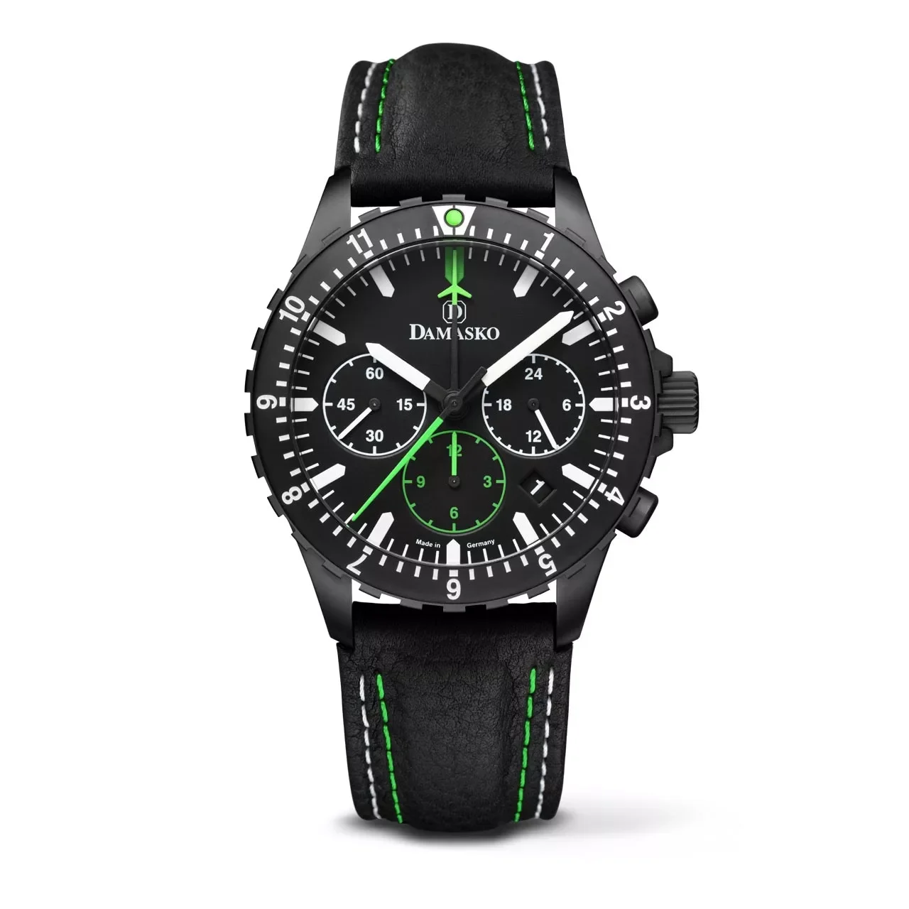 Damasko DC86-BLACK-GREEN DAMASKO-DC86-BLACK-GREEN 44 mm kol saati