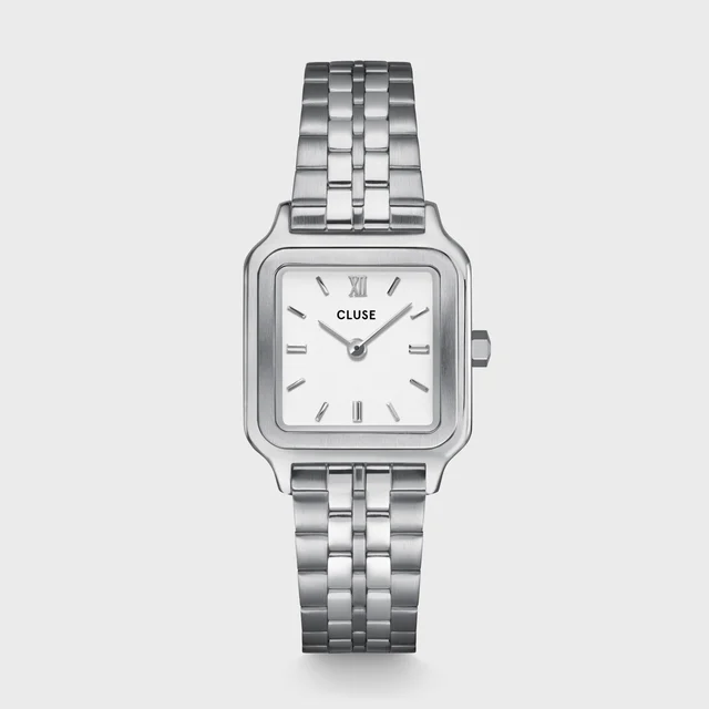CLUSE Gracieuse Petite Watch Steel, White, Silver Colour CW11817 kol saati