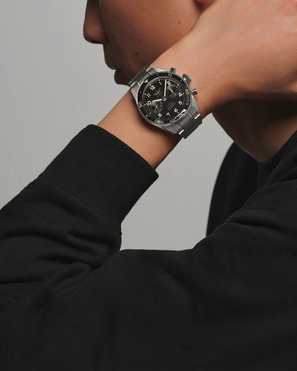Longines Spirit Flyback L3.821.4.53.6 42 mm kol saati