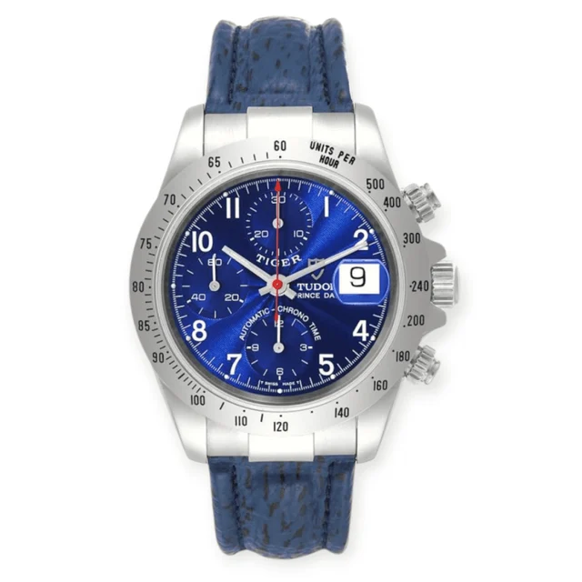 Tudor Tiger Prince Chronograph Date 40mm Stainless Pre-Owned Tudor Tiger Prince Chronograp