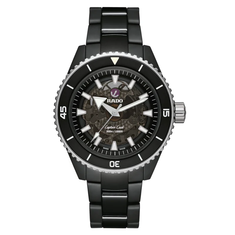 Rado Captain Cook High-Tech Ceramic R32127152 43 mm kol saati