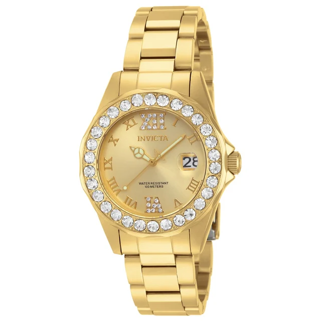 Invicta Pro Diver Velamark Watch - 38mm, Gold (15252) kol saati