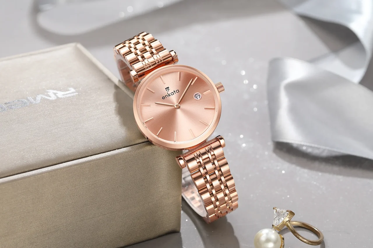 Enkatawatches Vela x Rosegold 32 mm kol saati
