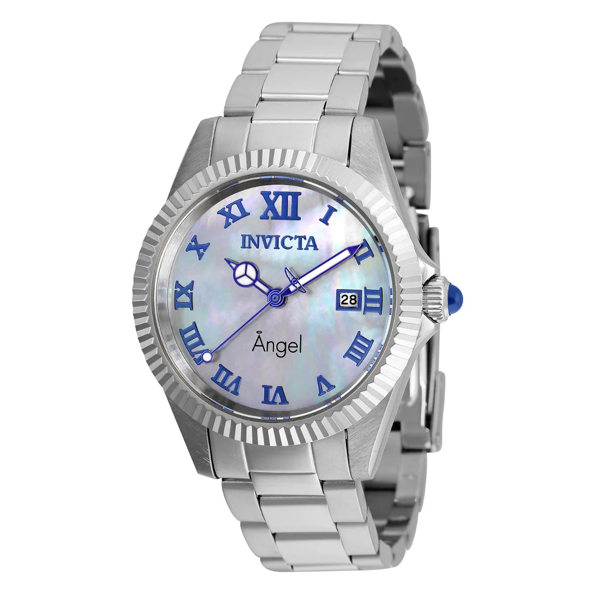 Invicta Angel Watch w/ Mother of Pearl Dial - 38mm, Steel (36057) 38 mm kol saati