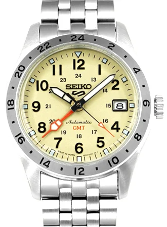 Seiko 5 Japan Seiko 5 Sports “Field Series” GMT Beige Ref. HDB002J HDB002J/SKO kol saati