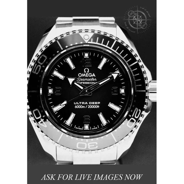 OMEGA Seamaster Planet Ocean 6000m Ultra Deep Blue Dial on Bracelet 210000074444 kol saati