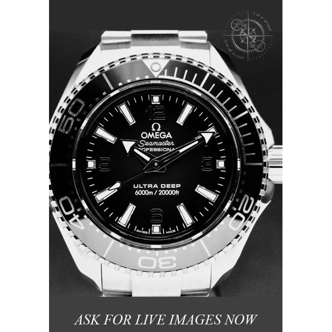 OMEGA Seamaster Planet Ocean 6000m Ultra Deep Blue Dial on Bracelet 210000074444 45.5 mm kol saati