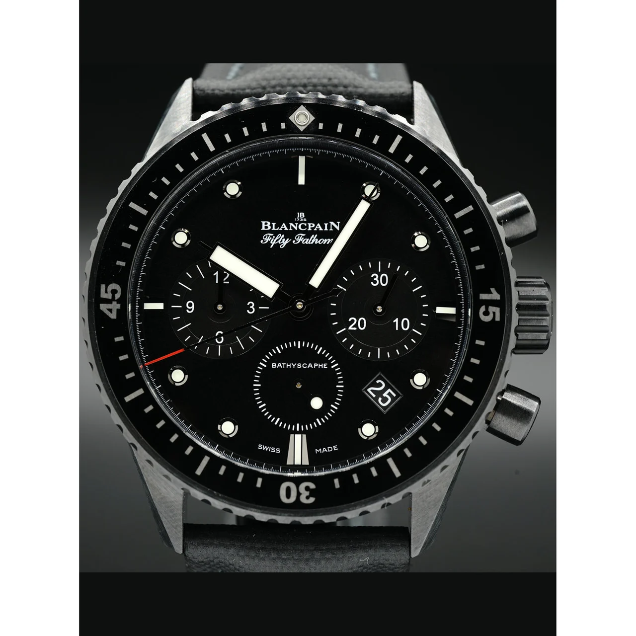 Blancpain Fifty Fathoms Bathyscaphe Chronographe Flyback 5200-0130-B52A 210000018172 kol saati