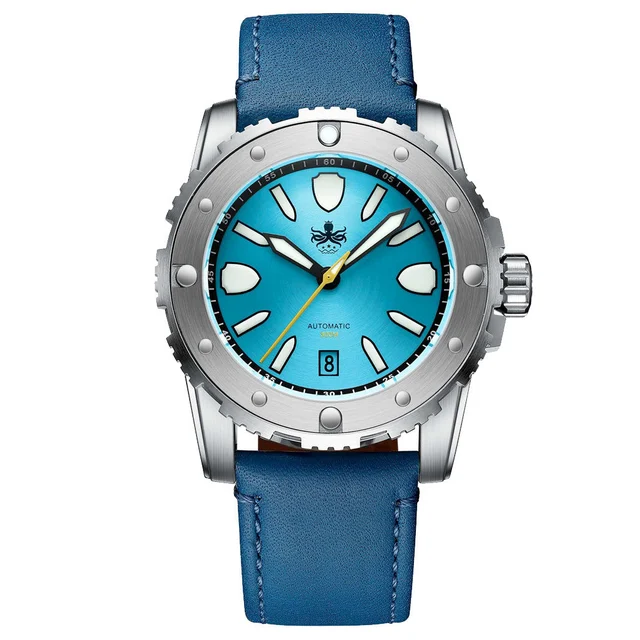 Phoibos Great Wall Limited Edition Automatic Dive Watch with Blue Dial #PY045B kol saati