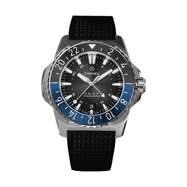 Formex REEF Automatic GMT COSC 300M Black/Blue Bezel 42mm - Black Dial 2202.1.5323.910 kol