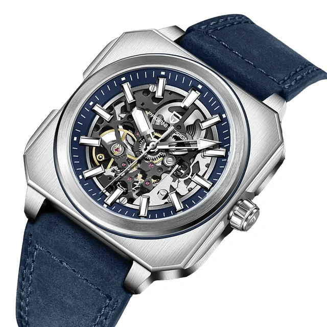 Pagani Design 14:200005100#Blue kol saati