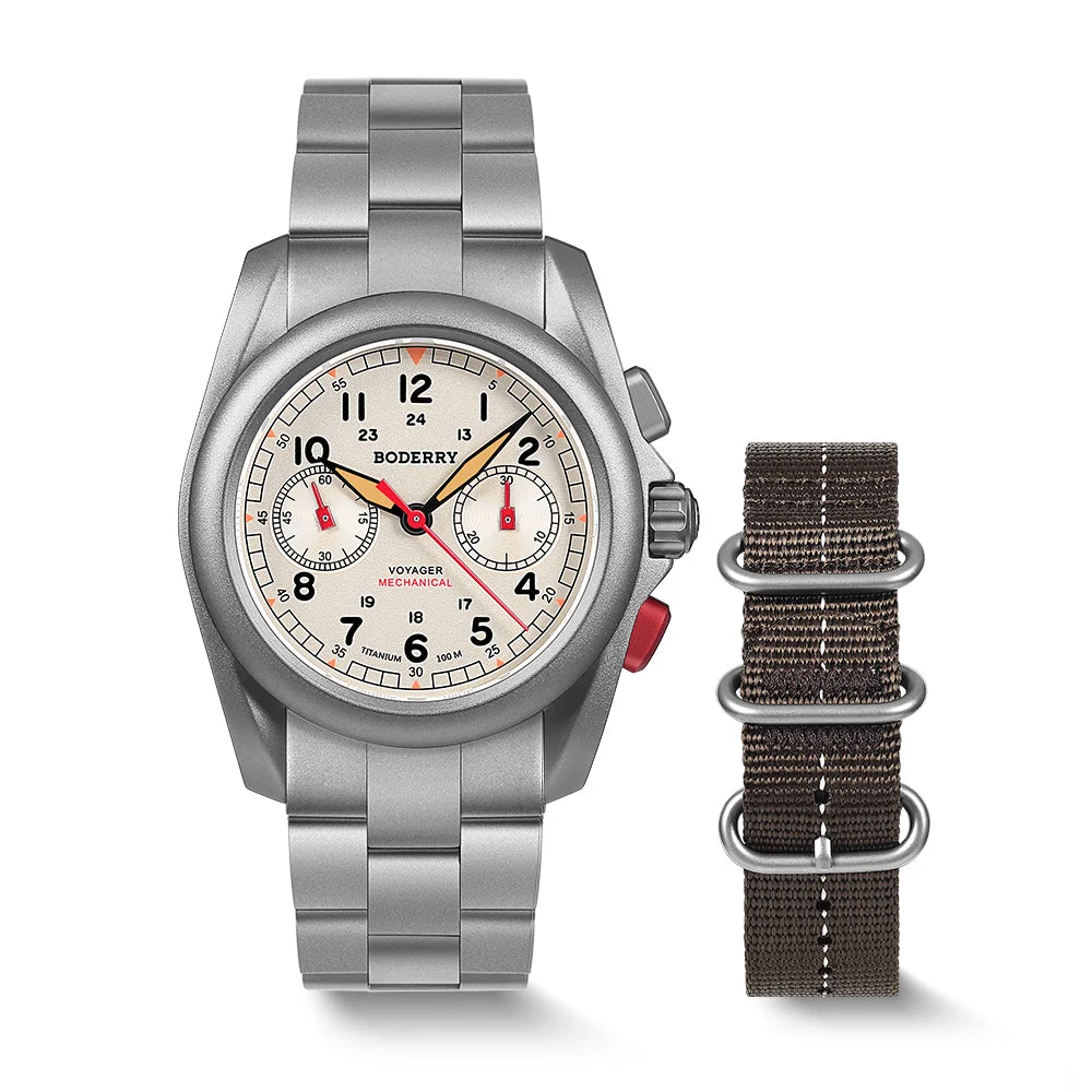 BODERRY Voyager BD-M02T-02B 40 mm kol saati