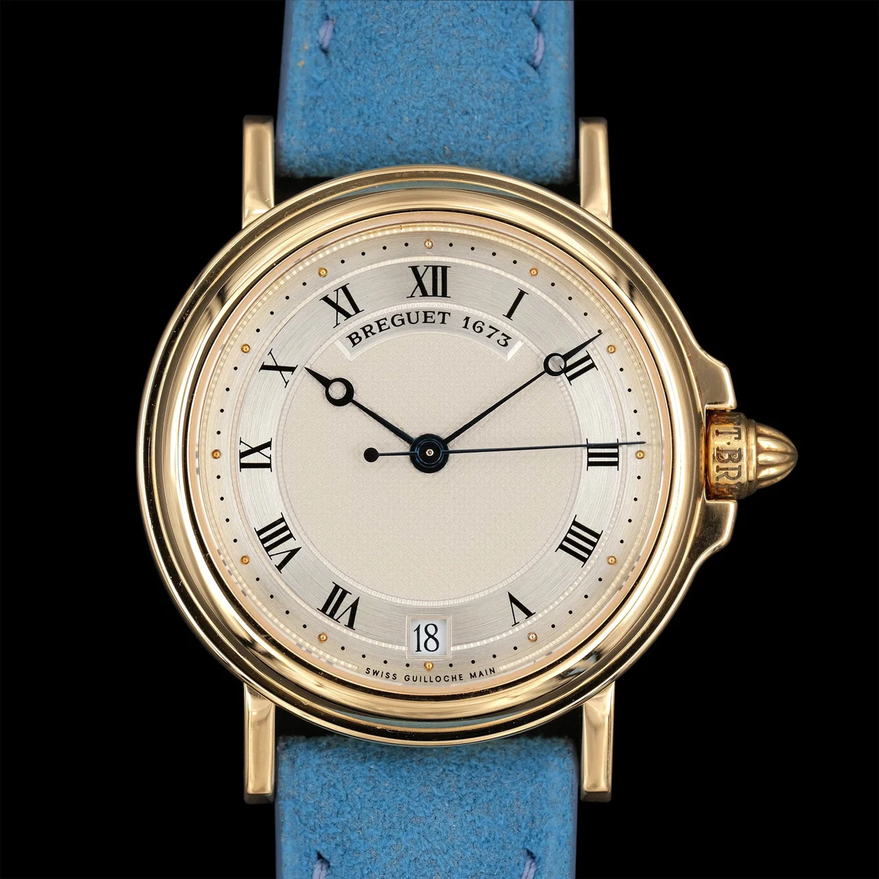 Breguet Marine 33 mm ref.4400 from 1990s 33 mm kol saati
