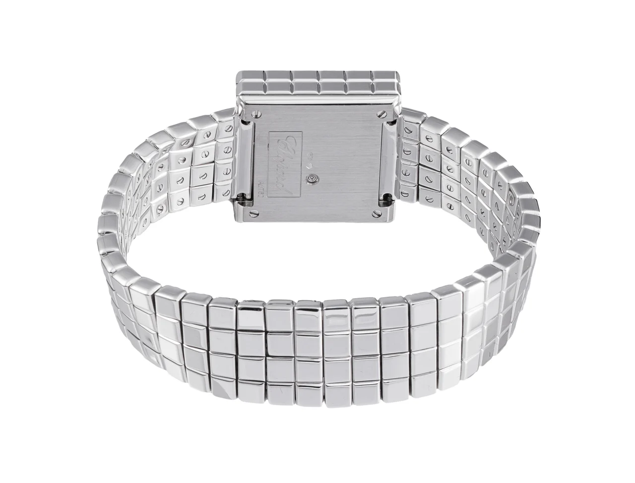 Chopard CHOPARD REF. 117407-1001, ICE CUBE, 18K WHITE GOLD (NEW OLD STOCK) kol saati