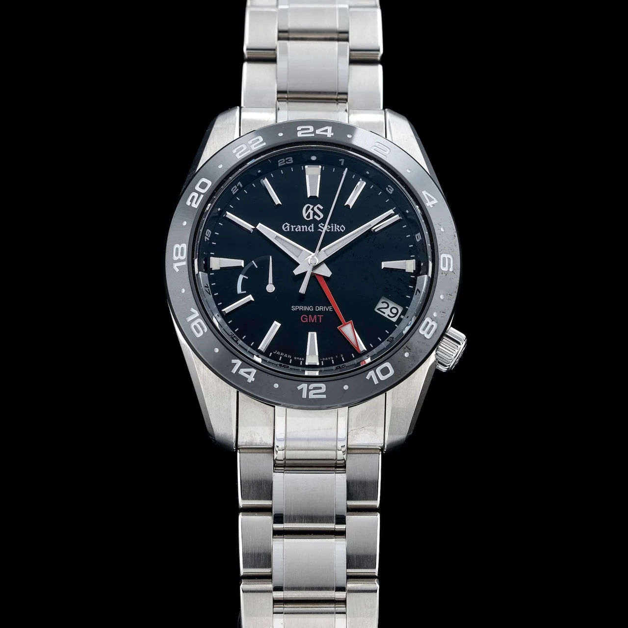 Grand Seiko Sport GMT Spring Drive Black Dial 210009N31725 40.5 mm kol saati