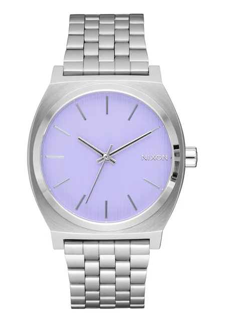 Nixon US Time Teller - Silver / Lavender A045-5387-00 kol saati