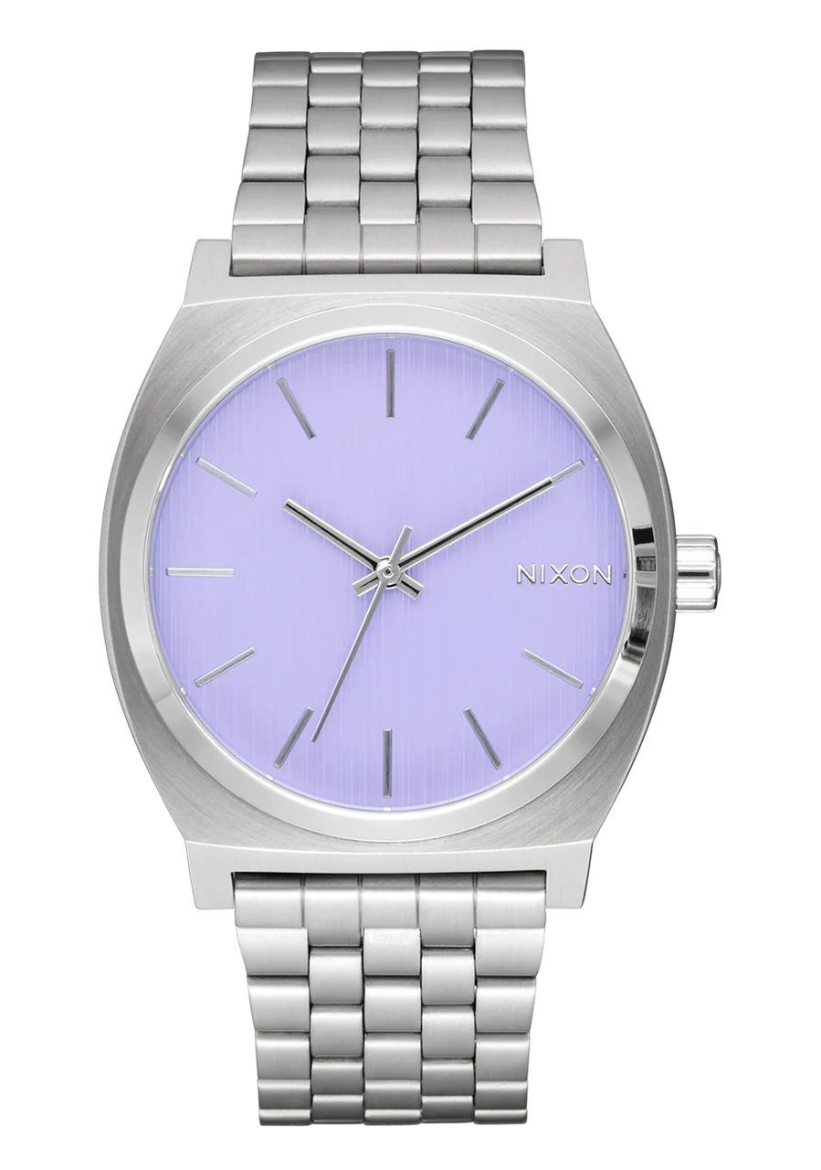 Nixon US Time Teller - Silver / Lavender A045-5387-00 37 mm kol saati