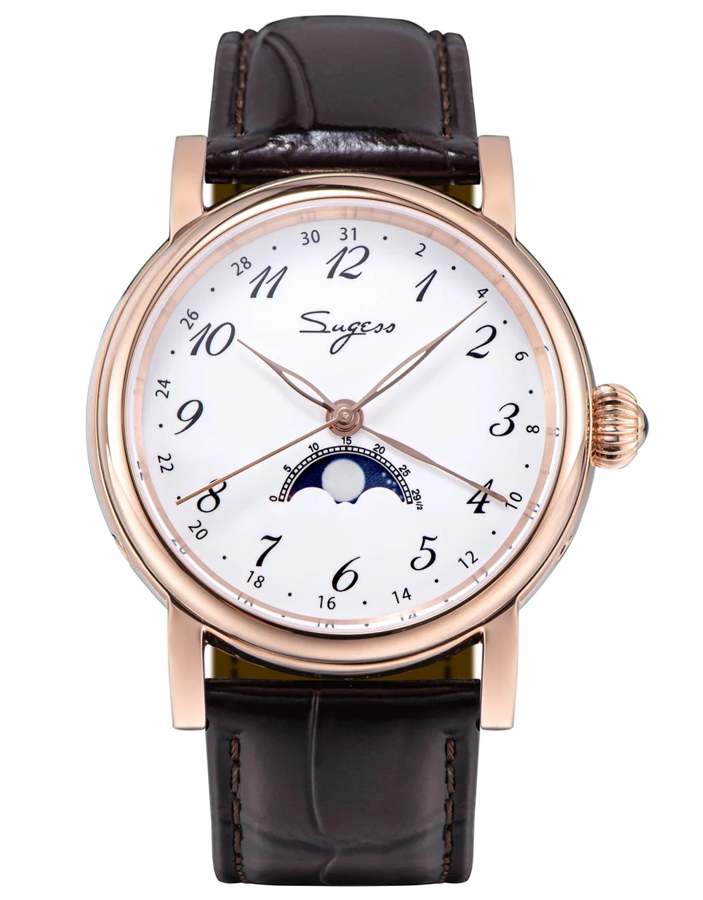 Sugess MoonPhase S395.02 41 mm kol saati