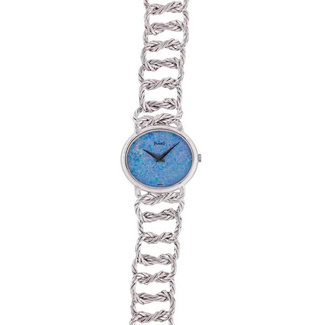 Piaget PIAGET, REF. 9802, OPAL DIAL, 18K WHITE GOLD kol saati