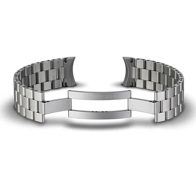 Damasko Ice-Hardened Stainless Steel Bracelet #DS3X-Steel (Curved End, 20mm) kol saati