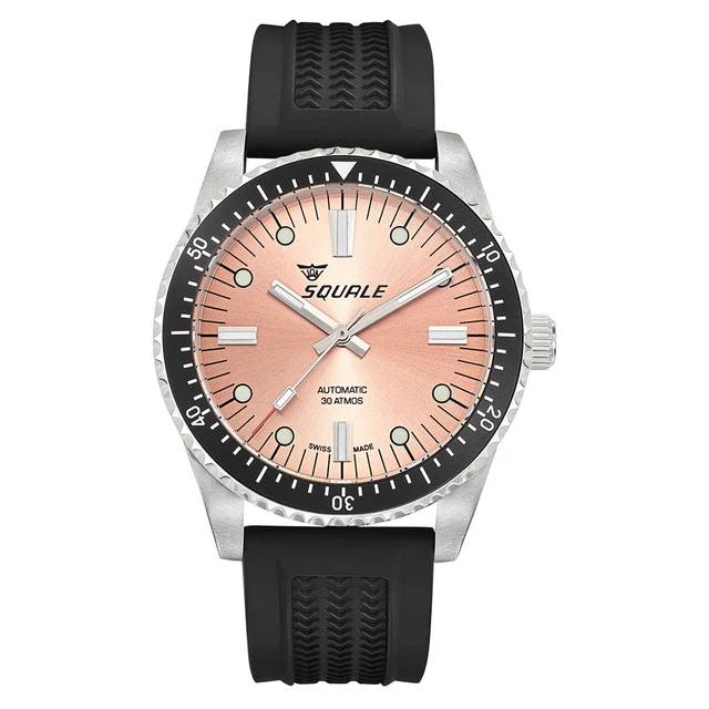 Squale Montauk 300M Swiss Automatic Diver with Copper Dial #MTK-24 kol saati