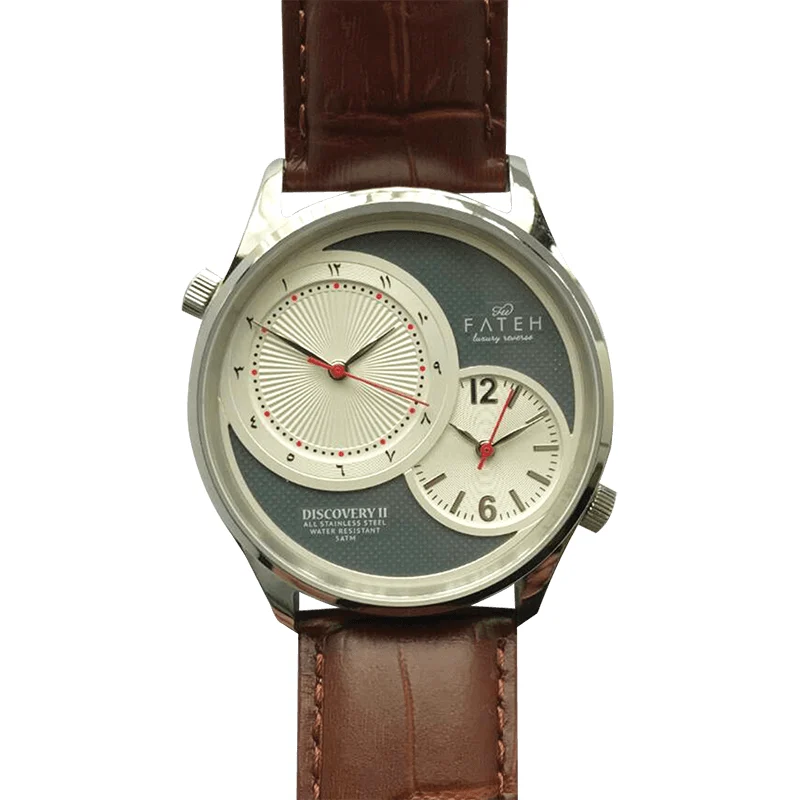 Fatehwatches Discovery II Grey 42 mm kol saati