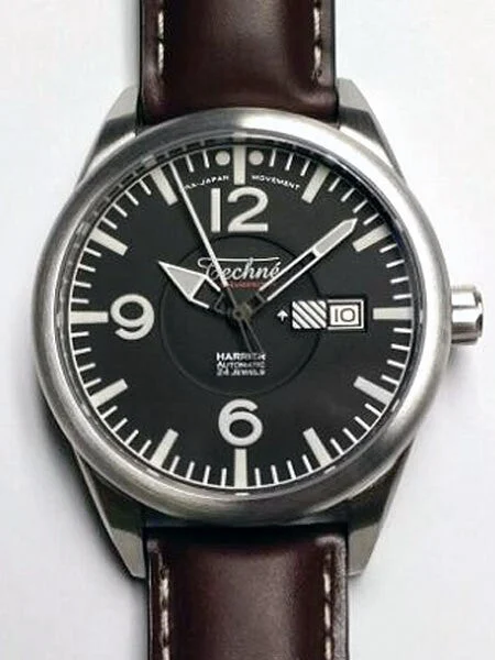 Techne Automatic 41mm Harrier Aviator Watch with Anti-Reflective Sapphire Crystal #363.052