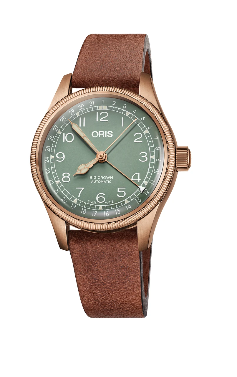 Oris Big Crown Bronze Pointer Date 01 754 7749 3167-07 5 17 69GBR 36 mm kol saati