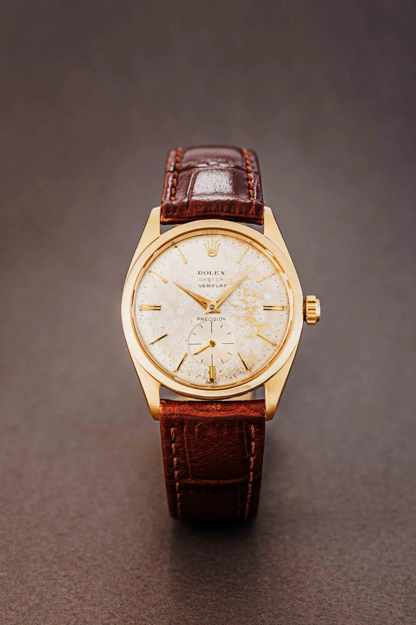 Rolex Oyster Veriflat 18K Yellow Gold Ref. 6512 34 mm kol saati