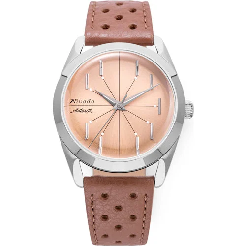 Nivada Grenchen Antarctic Spider Salmon No Date 32050A23 kol saati