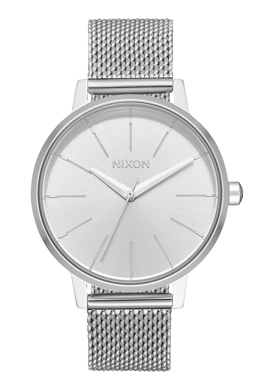 Nixon US Kensington Milanese - All Silver A1229-1920-00 kol saati