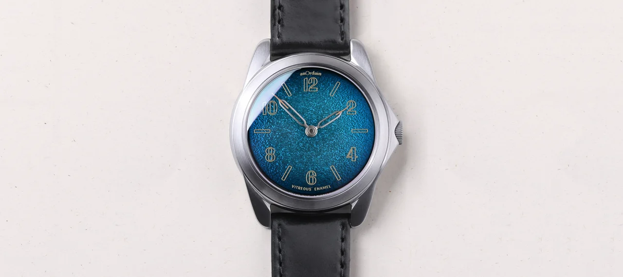 anOrdain Blue Fumé gb-blue-fume kol saati
